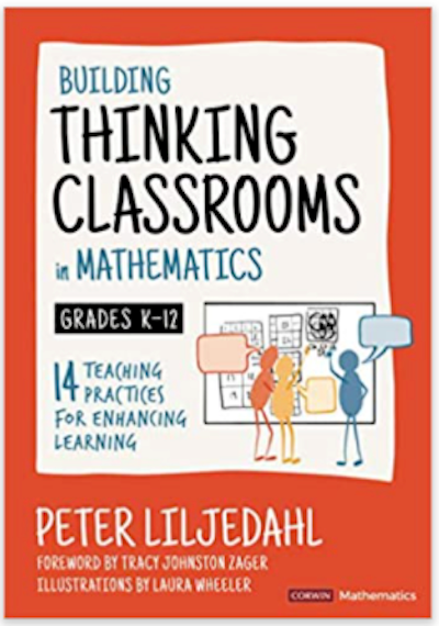 Building Thinking Classrooms in Mathematics by Peter Liljedahl Book Cover