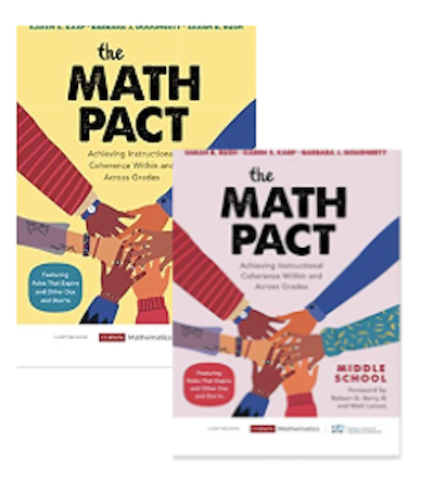 the Math Pact Book Covers