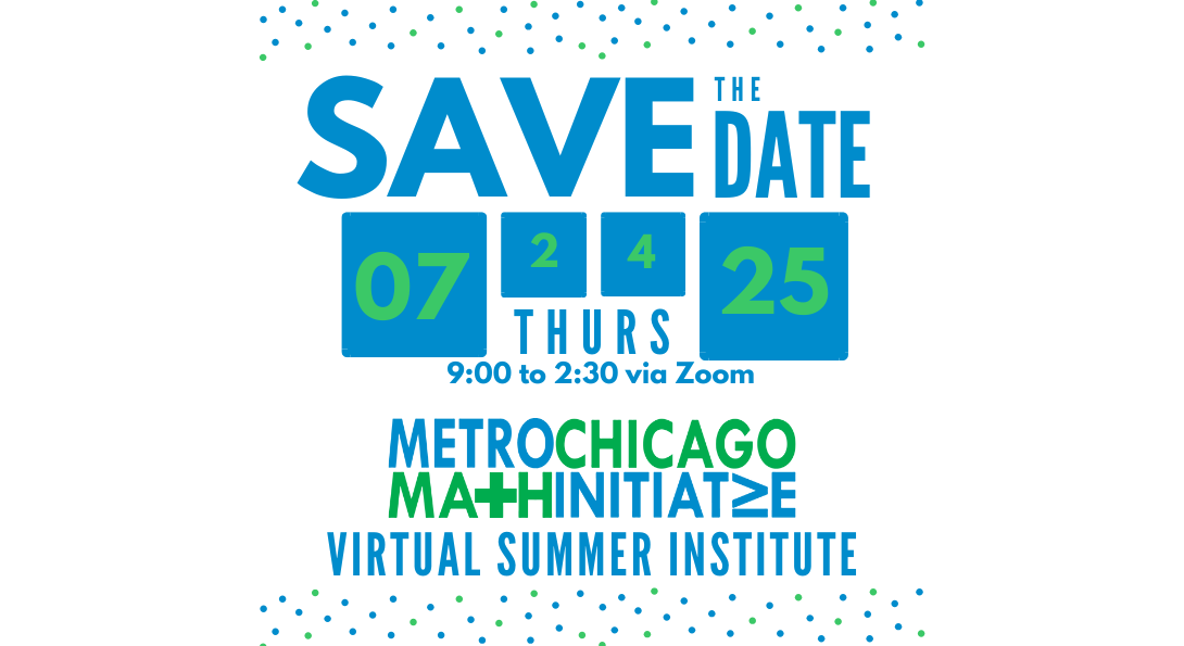 MCMI Virtual Summer Institute Save the Date 7/24/25